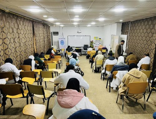 متابعة سير الامتحانات النهائية لليوم الثاني لطلبة معهد القمة العالي للعلوم الطبية خريف 2023-2024